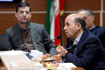 جلسه هیات رئیسه در بیمارستان رفیده